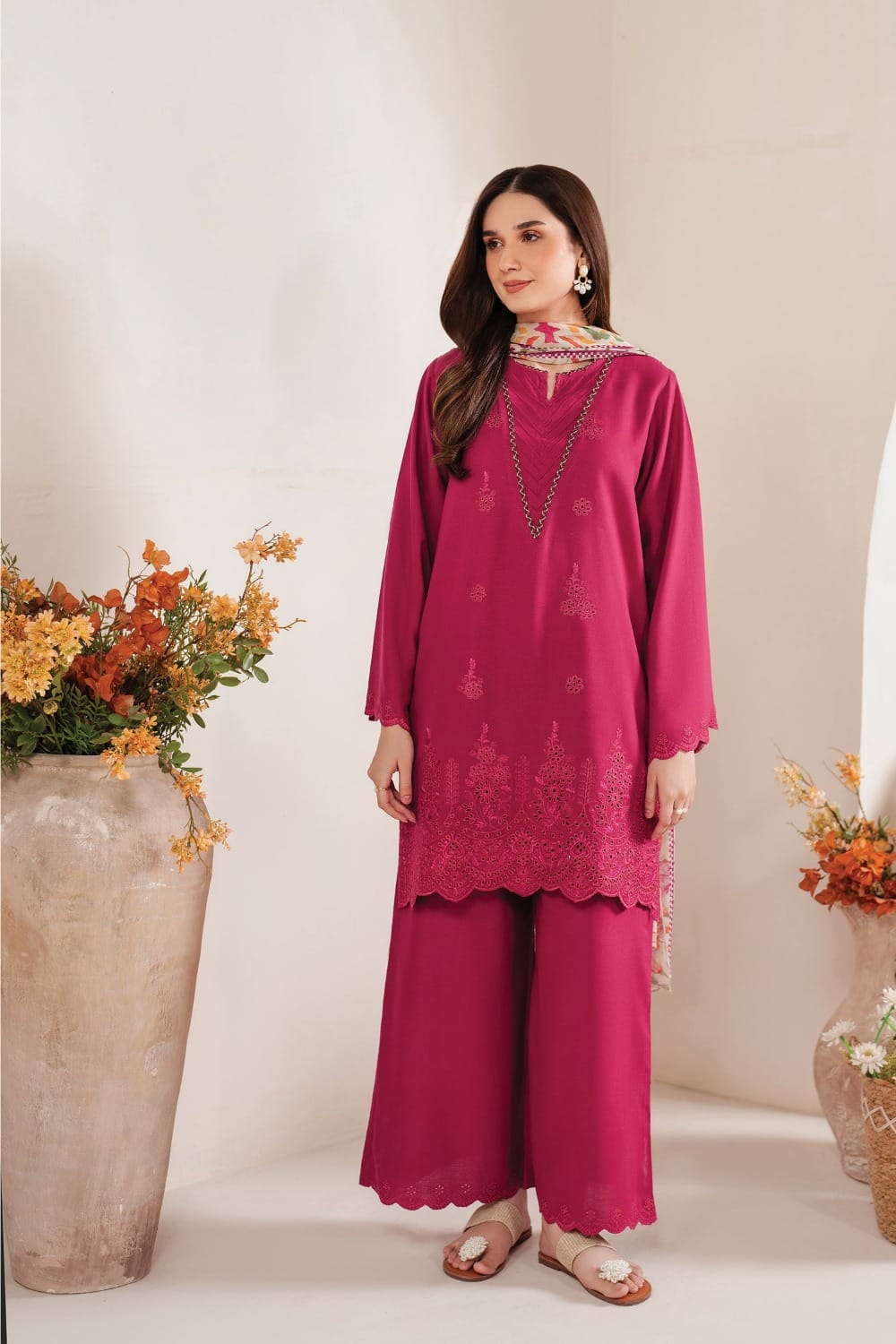 SAPPHIRE PURE LAWN 3PC EMBROIDERED
