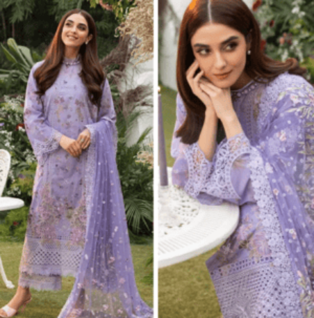 LAWN EMBROIDERY SUIT 3 PEICE