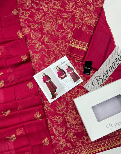 BAREEZE LAWN WITH BAMBER EMBROIDERY DUPATTA