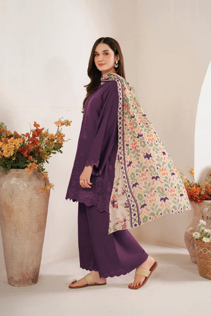 SAPPHIRE PURE LAWN 3PC EMBROIDERED