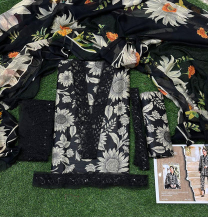 Lawn Embroidery Suit 3Pcs