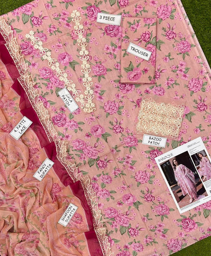 Lawn Embroidery suit 3Pcs