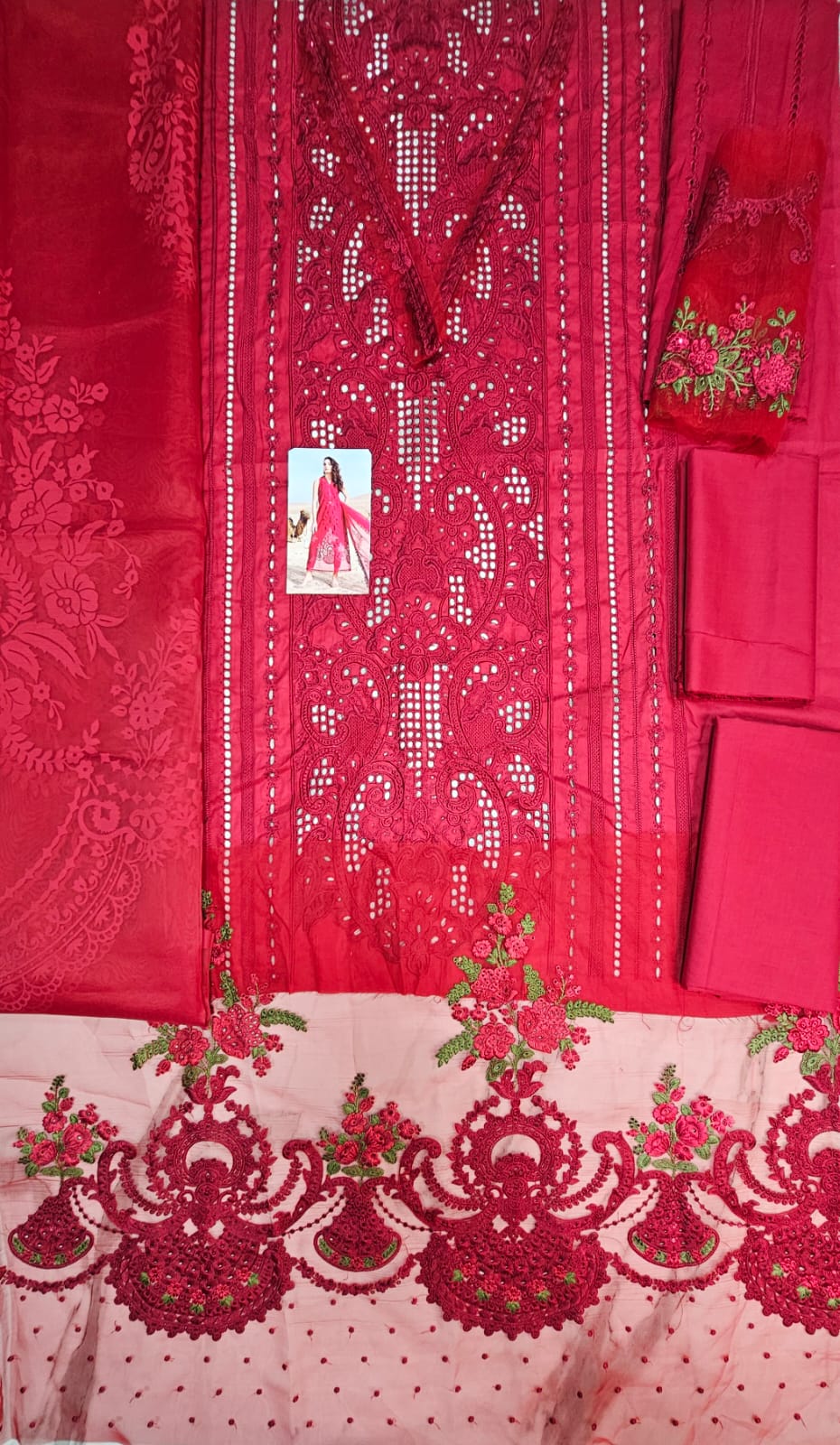 Lawn Embroidery Suit 3 piece