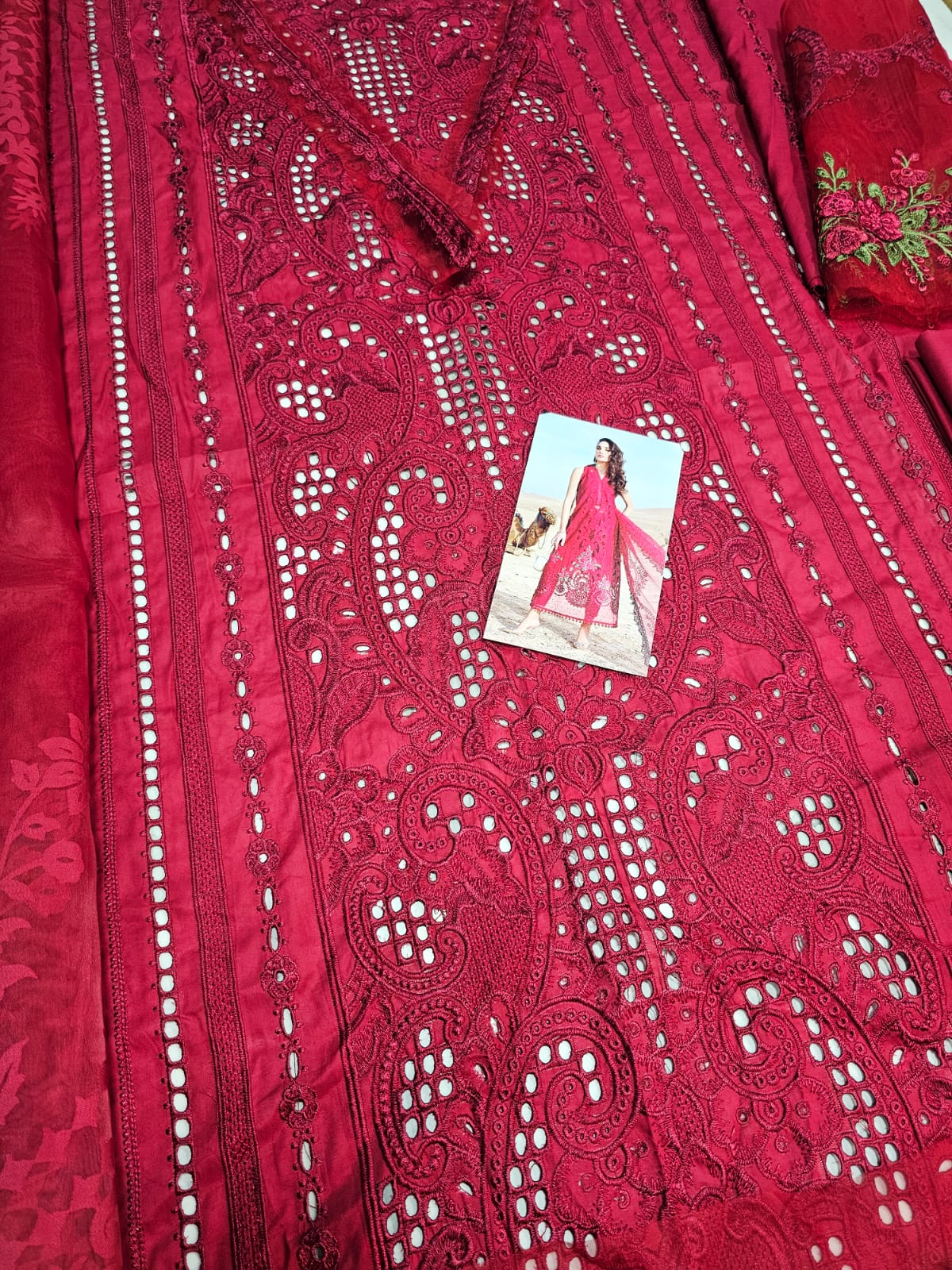 Lawn Embroidery Suit 3 piece