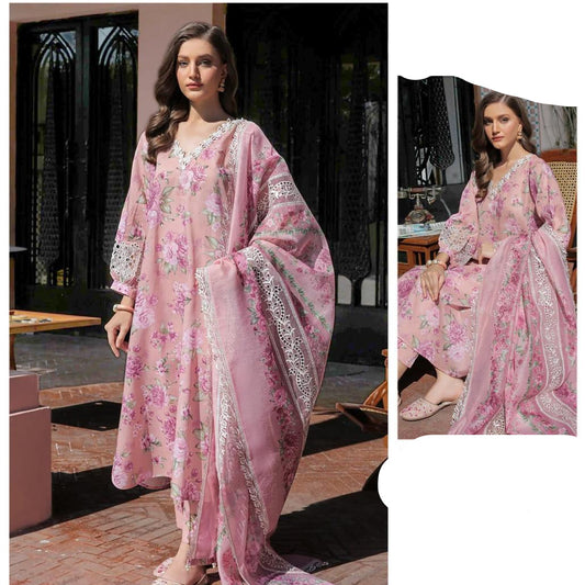 Lawn Embroidery suit 3Pcs