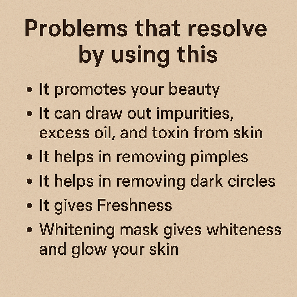 PURE GLOW HERBAL WHITENING MASK