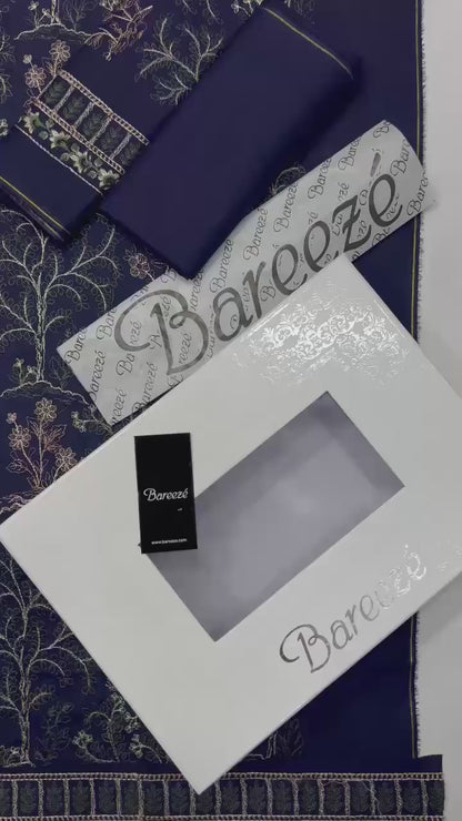 BAREEZE LAWN WITH BAMBER EMBROIDERY DUPATTA
