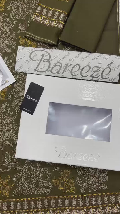 BAREEZE LAWN WITH BAMBER EMBROIDERY DUPATTA