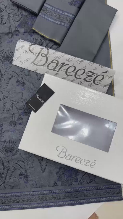 BAREEZE LAWN WITH BAMBER EMBROIDERY DUPATTA